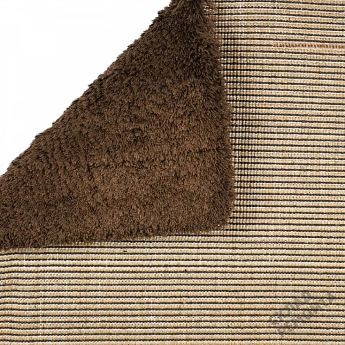 Фото Ковролин OZ Kaplan Gold Shaggy 01800A d. brown коричневый – купить в Донецке: цена, описание, фото. Интернет-магазин 4
