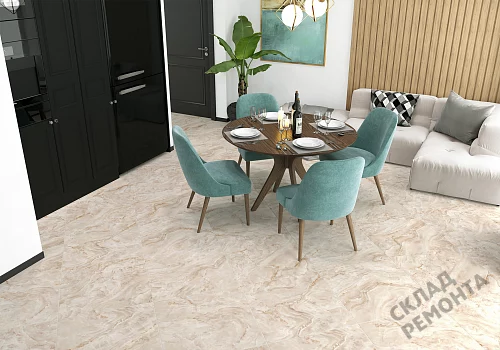 Фото Керамогранит лаппатированный Alma Ceramica Невада GFU04NVD40L бежевый 600*600*9 – купить в Донецке: цена, описание, фото. Интернет-магазин 2