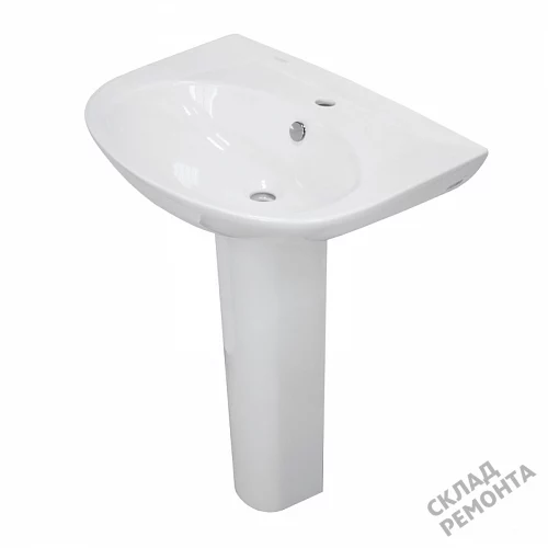 Фото Пьедестал для раковины Sanita Luxe Classic CLCSLWB01, белый купить в Донецке: цена, описание, фото. Интернет-магазин 2