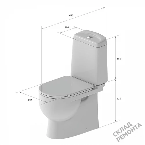 Фото Унитаз компакт напольный Sanita Luxe Best DМ BSTSLCC04020522 купить в Донецке: цена, описание, фото. Интернет-магазин 2