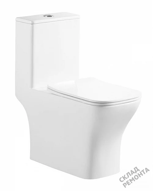 Фото Унитаз моноблок BelBagno Neon BB8617CPR-MN/SC безободковый купить в Донецке: цена, описание, фото. Интернет-магазин 3