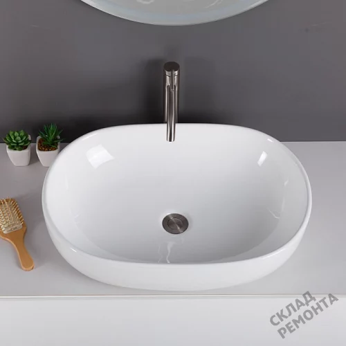 Фото Раковина накладная BelBagno BB1084 60 см купить в Донецке: цена, описание, фото. Интернет-магазин 5