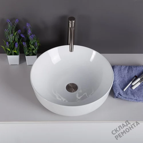 Фото Раковина накладная BelBagno BB1315 41 см купить в Донецке: цена, описание, фото. Интернет-магазин 4