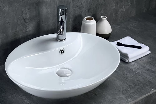 Фото Раковина накладная BelBagno BB1370 55.5 см купить в Донецке: цена, описание, фото. Интернет-магазин 4