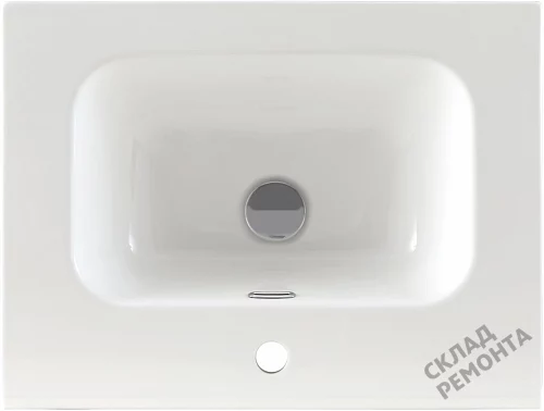 Фото Раковина на тумбу Aquanet Flat 60 (254363), 61 см купить в Донецке: цена, описание, фото. Интернет-магазин 2