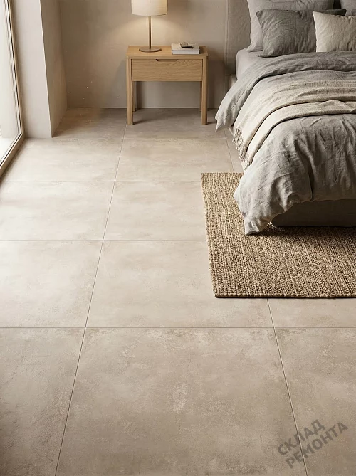 Фото Керамогранит матовый Alma Ceramica Тотем GFU6060TTM40R бежевый 600*600*9 – купить в Донецке: цена, описание, фото. Интернет-магазин 1